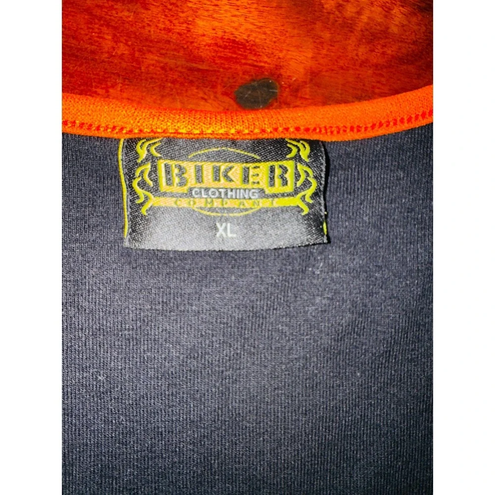 Biker Clothing Company Tank  Womens XL Black Orange Daytona Bike Week Excellent - Picture 2 of 4
